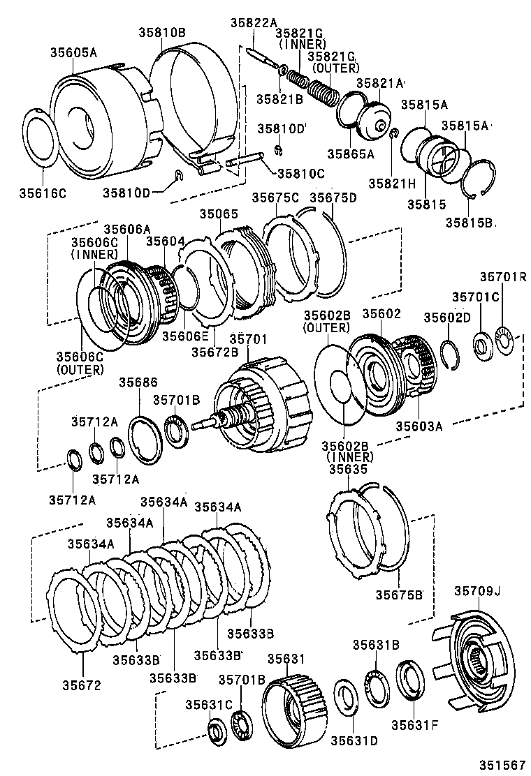  ALTEZZA ALTEZZA GITA |  BRAKE BAND MULTIPLE DISC CLUTCH ATM