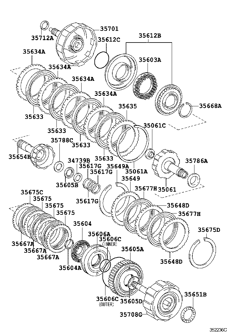  RAUM |  BRAKE BAND MULTIPLE DISC CLUTCH ATM