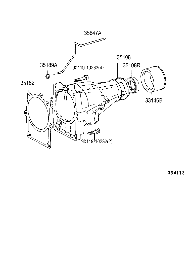  HILUX SURF |  EXTENSION HOUSING ATM