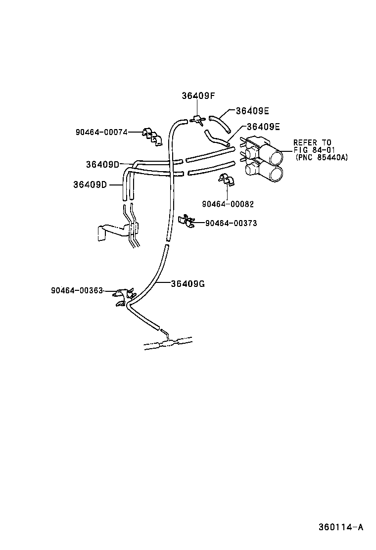  LAND CRUISER 70 |  TRANSFER VACUUM PIPING