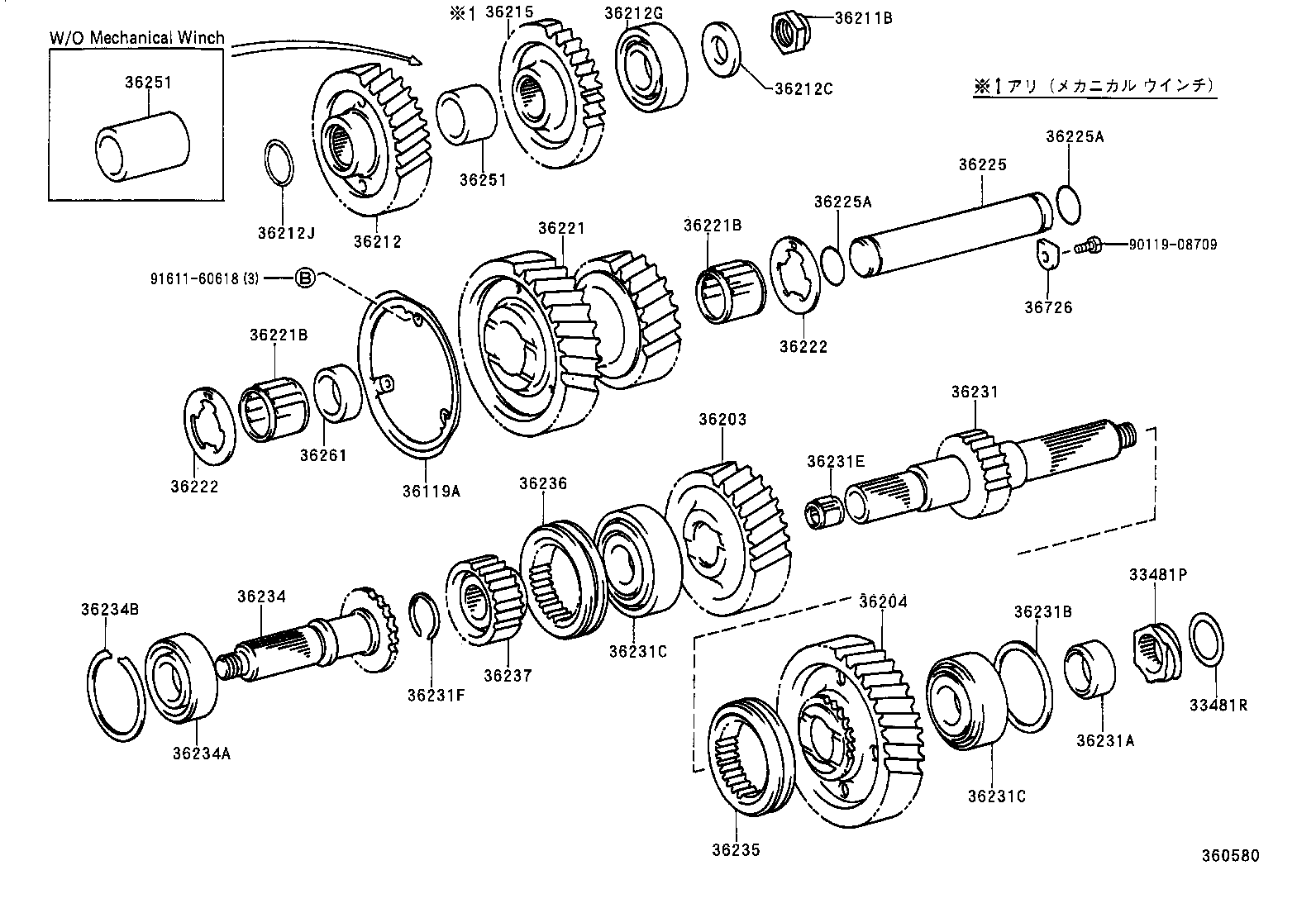  LAND CRUISER 70 |  TRANSFER GEAR