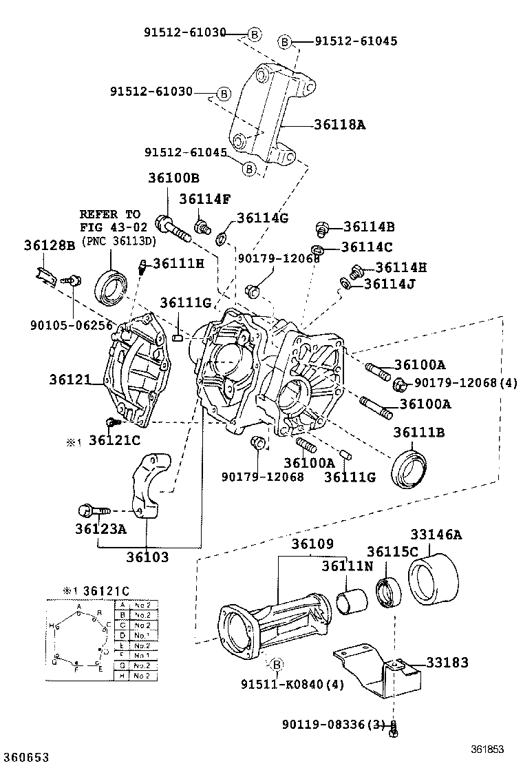  IPSUM |  TRANSFER CASE EXTENSION HOUSING