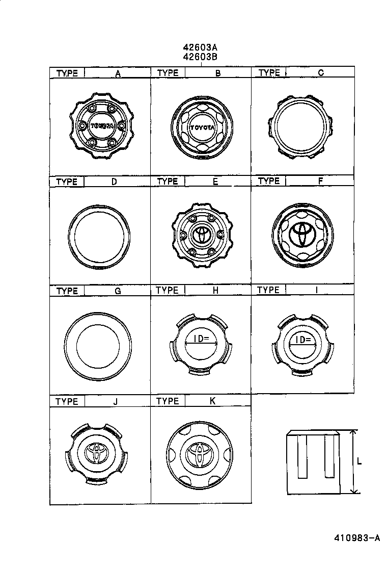  LAND CRUISER 70 |  DISC WHEEL WHEEL CAP