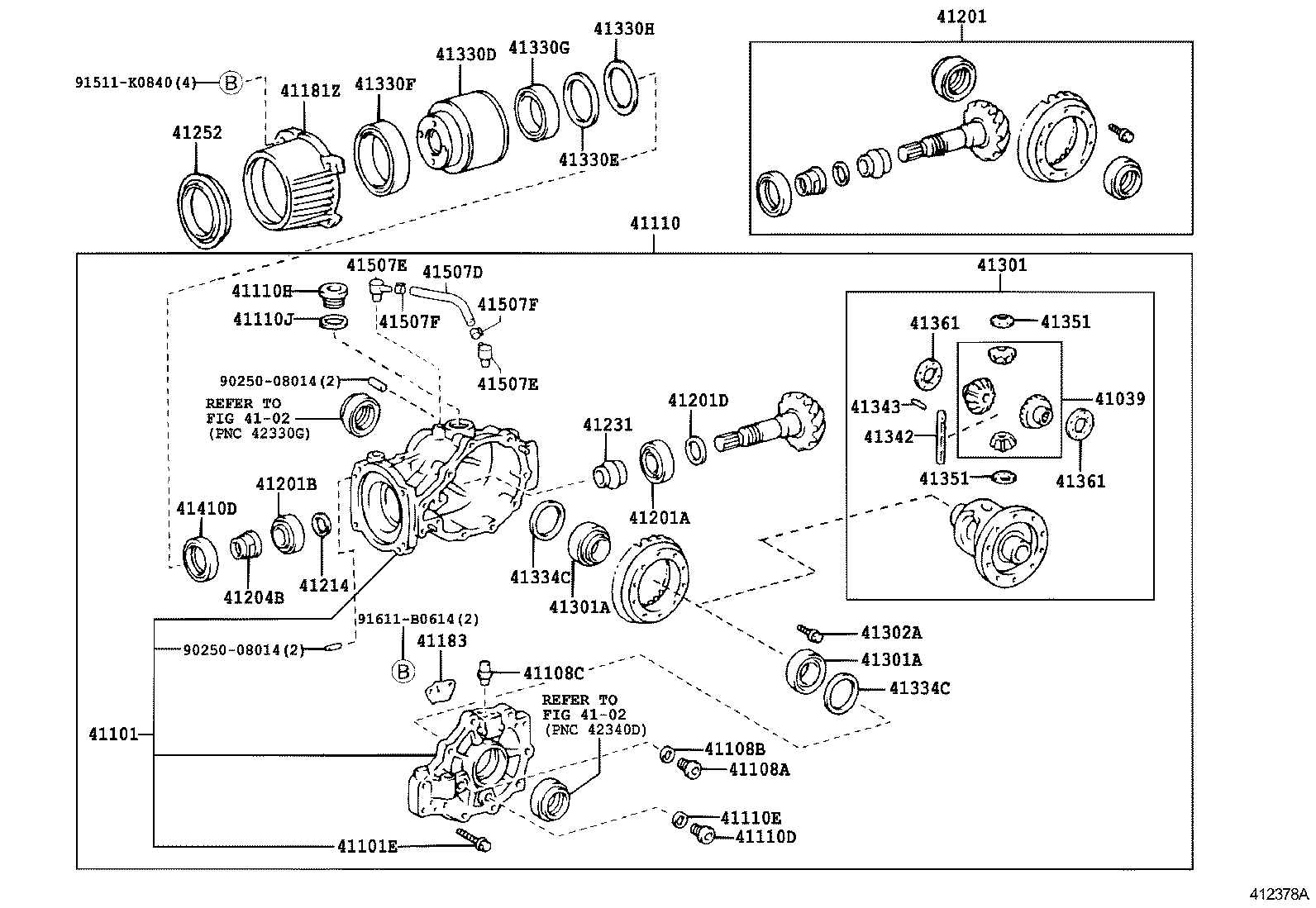  CAMRY |  REAR AXLE HOUSING DIFFERENTIAL