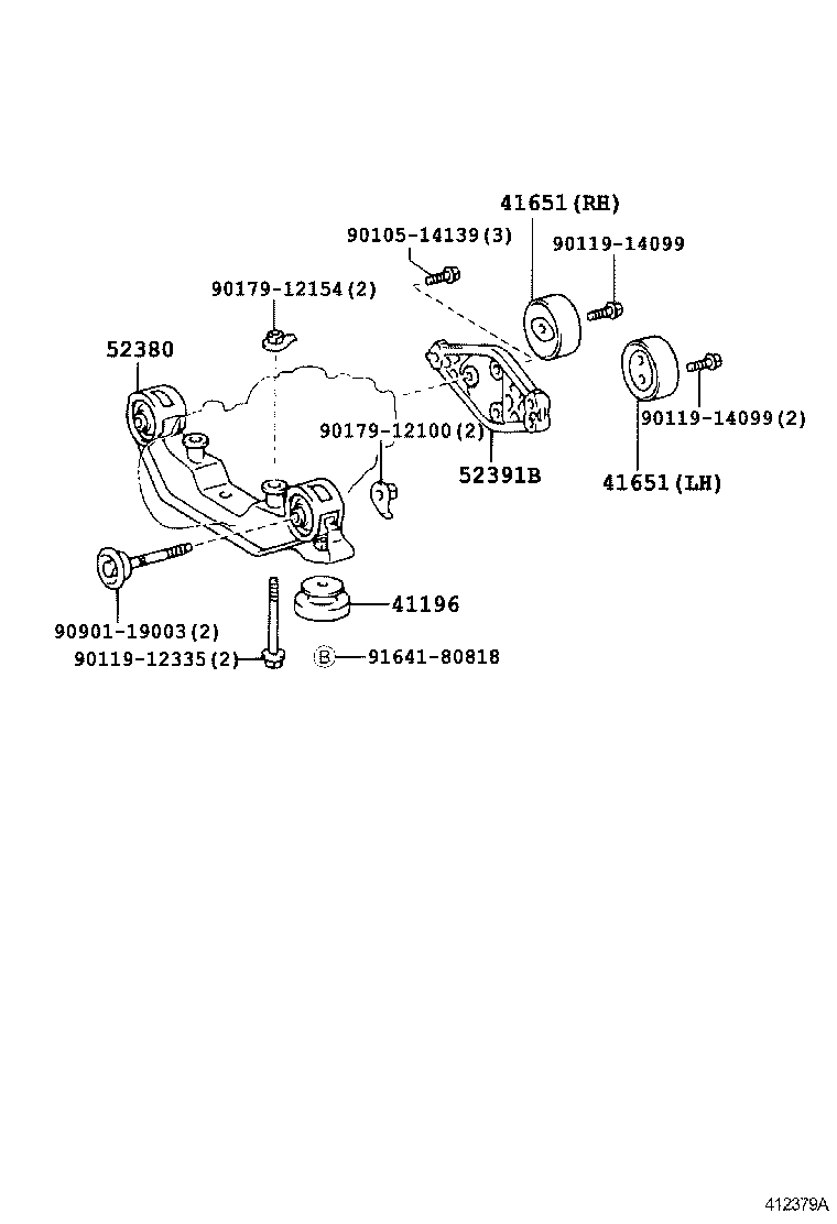  CAMRY |  REAR AXLE HOUSING DIFFERENTIAL