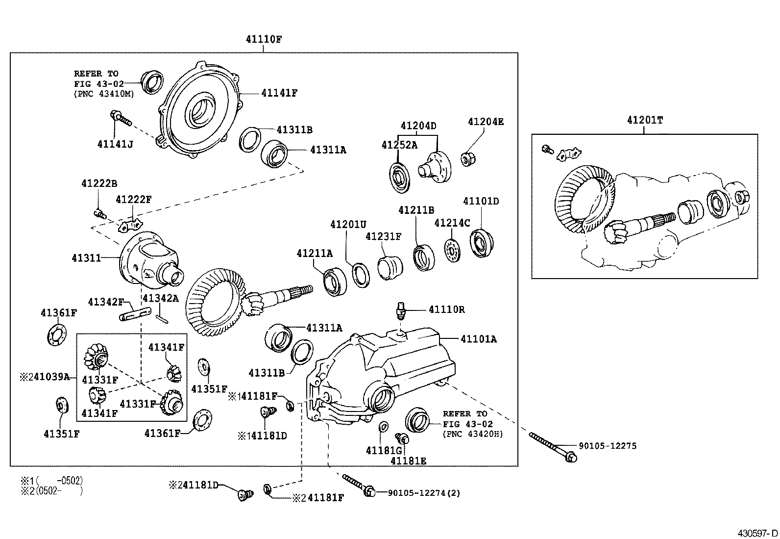  PROGRES |  FRONT AXLE HOUSING DIFFERENTIAL