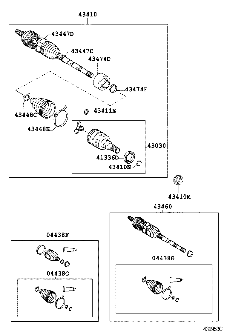  PREMIO ALLION |  FRONT DRIVE SHAFT