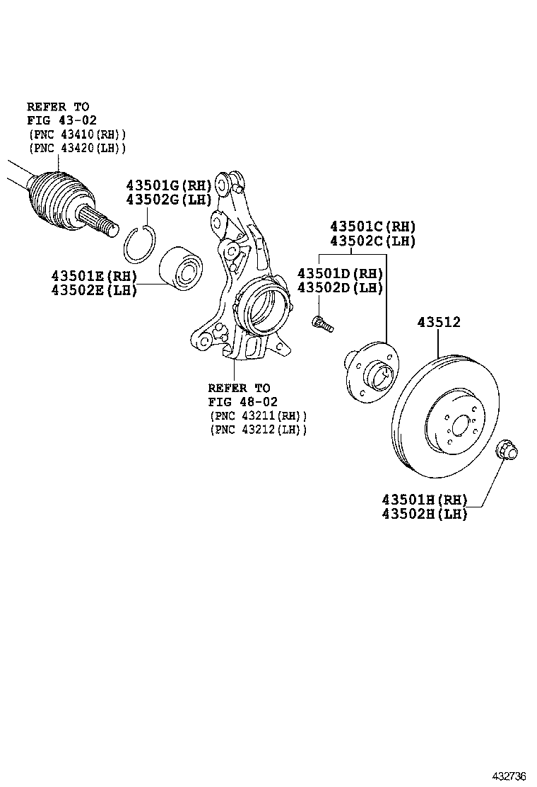  EQ EV |  FRONT AXLE HUB