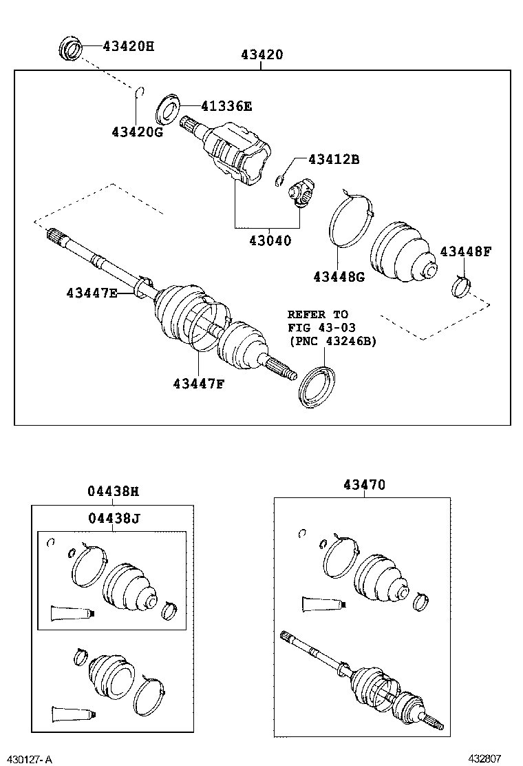  CROWN MAJESTA |  FRONT DRIVE SHAFT