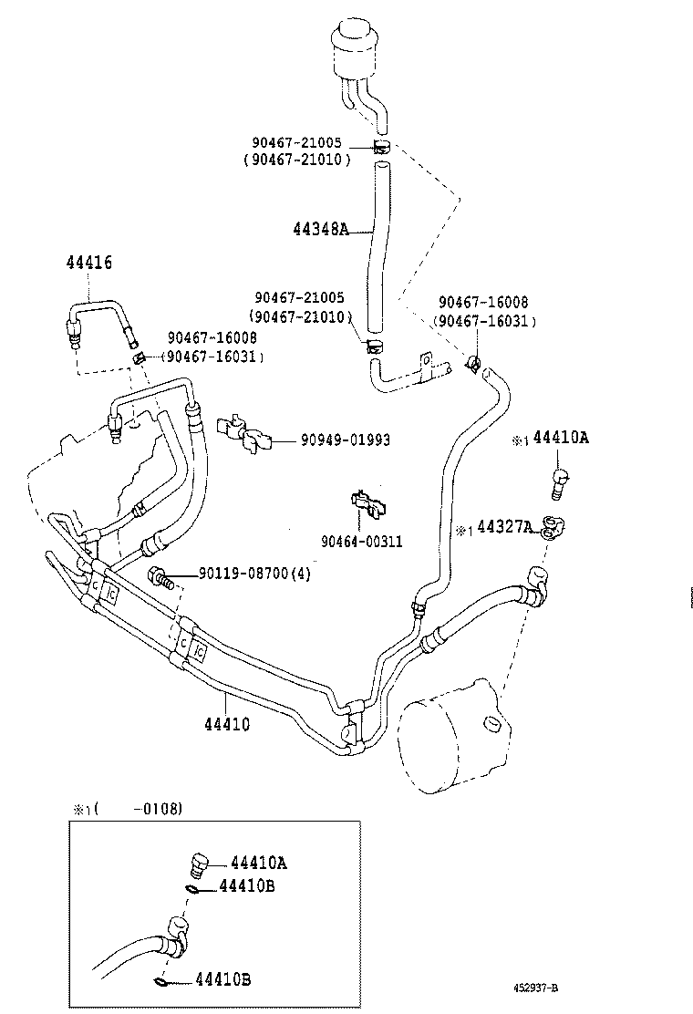  LAND CRUISER 70 |  POWER STEERING TUBE