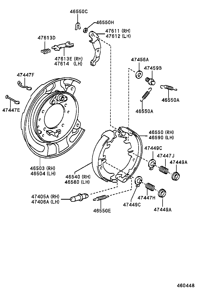  ALPHARD HV |  PARKING BRAKE CABLE