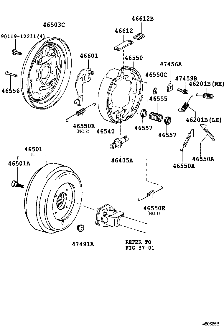  DYNA TOYOACE |  PARKING BRAKE CABLE