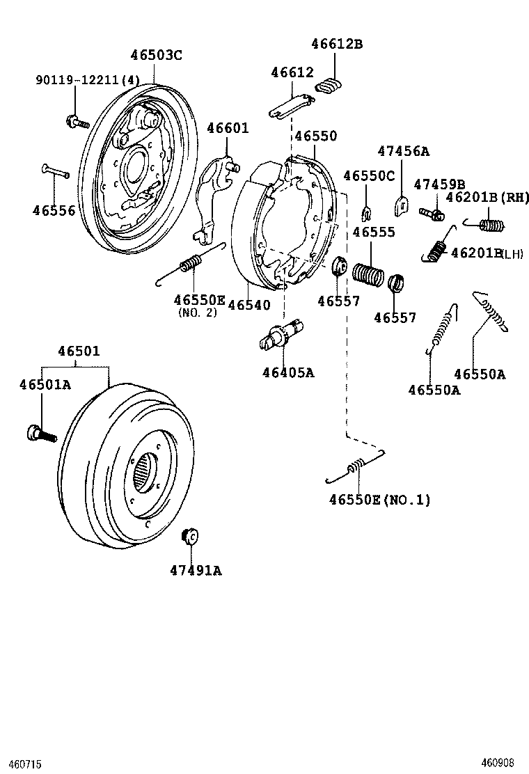  DYNA TOYOACE HV |  PARKING BRAKE CABLE