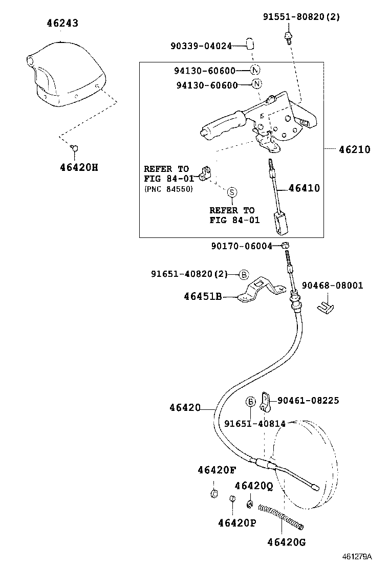  QUICK DELIVERY 200 |  PARKING BRAKE CABLE