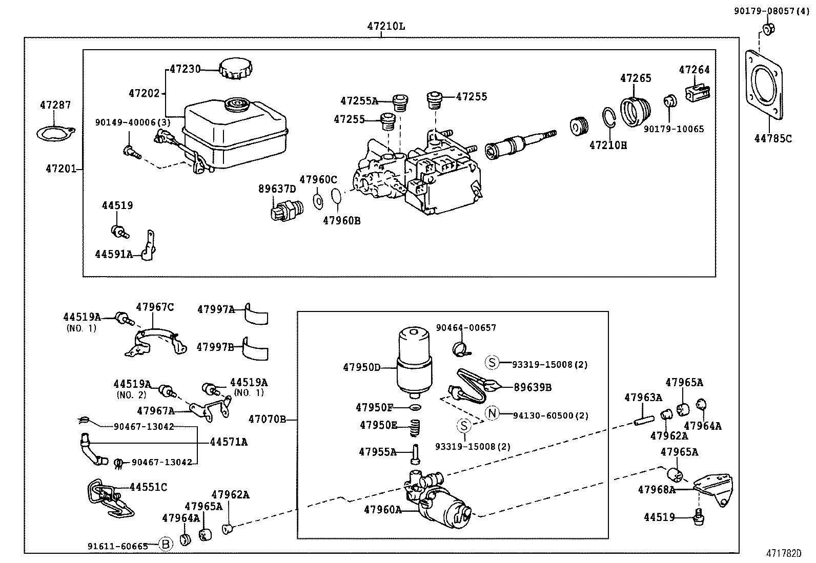  LAND CRUISER 100 |  BRAKE MASTER CYLINDER