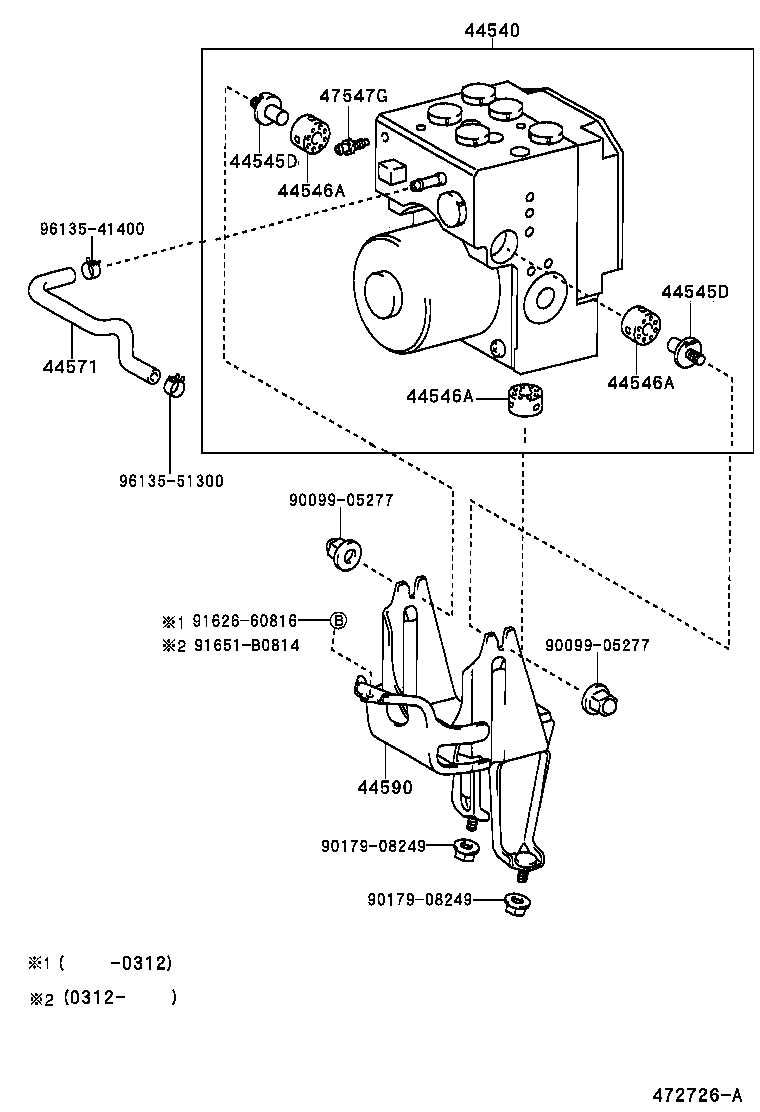  CROWN CROWN MAJESTA |  BRAKE TUBE CLAMP