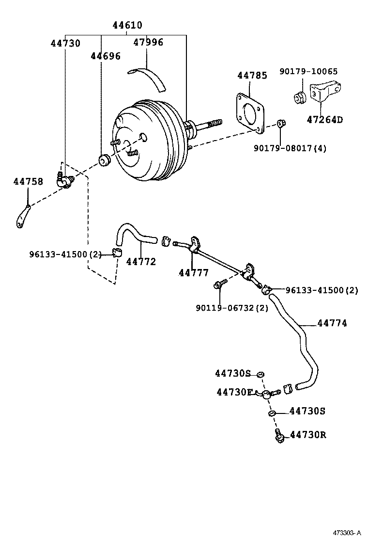  MARK 2 MARK 2 BLIT |  BRAKE BOOSTER VACUUM TUBE