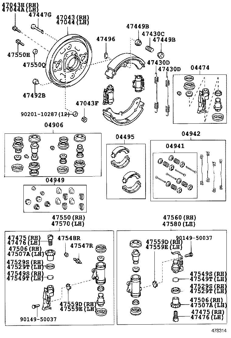  QUICK DELIVERY 200 |  REAR DRUM BRAKE WHEEL CYLINDER BACKING PLATE