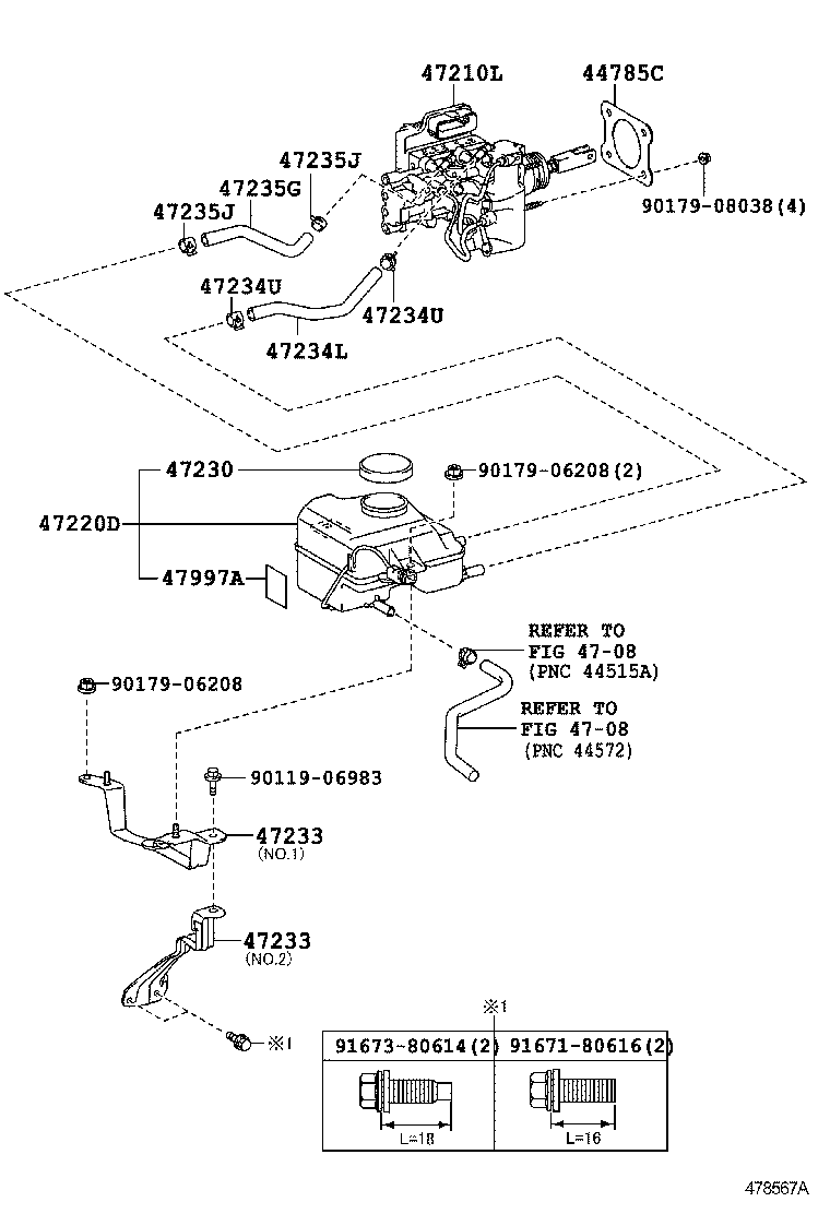  EQ EV |  BRAKE MASTER CYLINDER