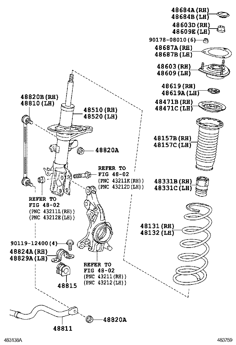  EQ EV |  FRONT SPRING SHOCK ABSORBER