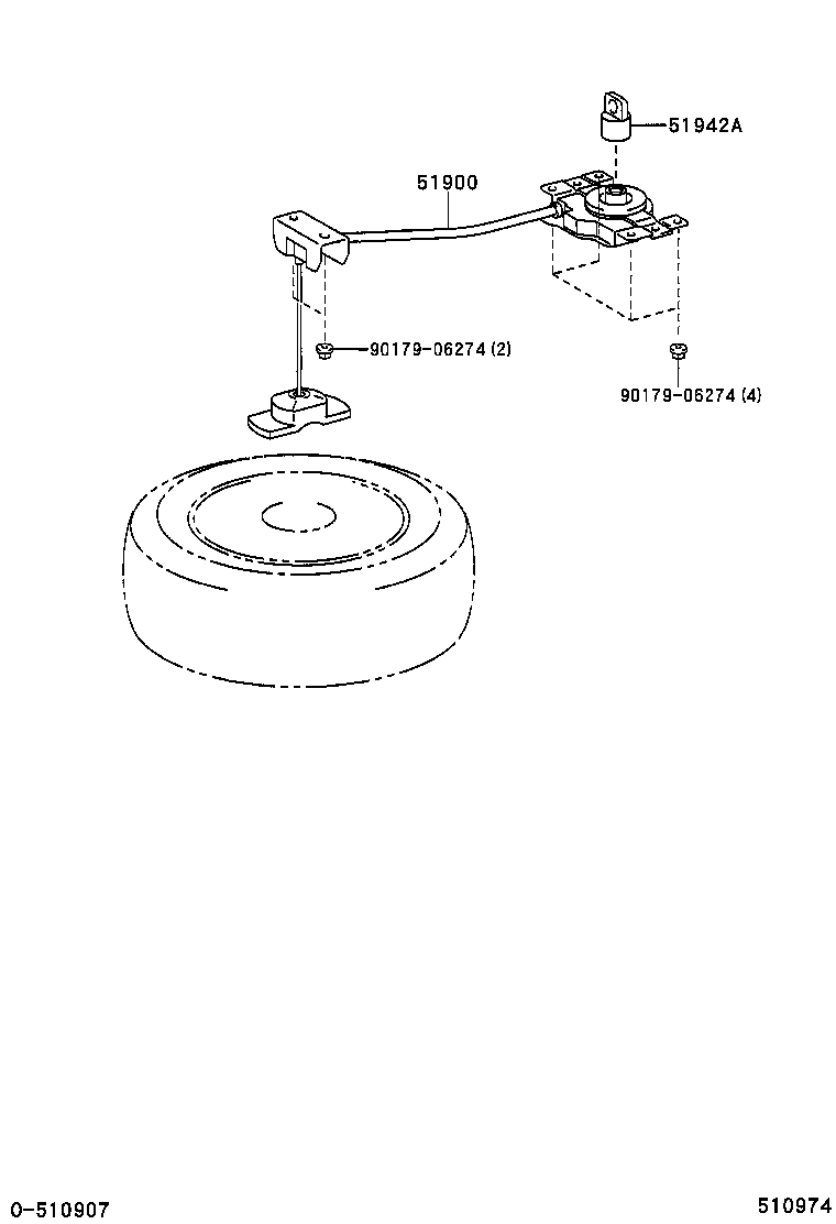  KLUGER L V |  SPARE WHEEL CARRIER