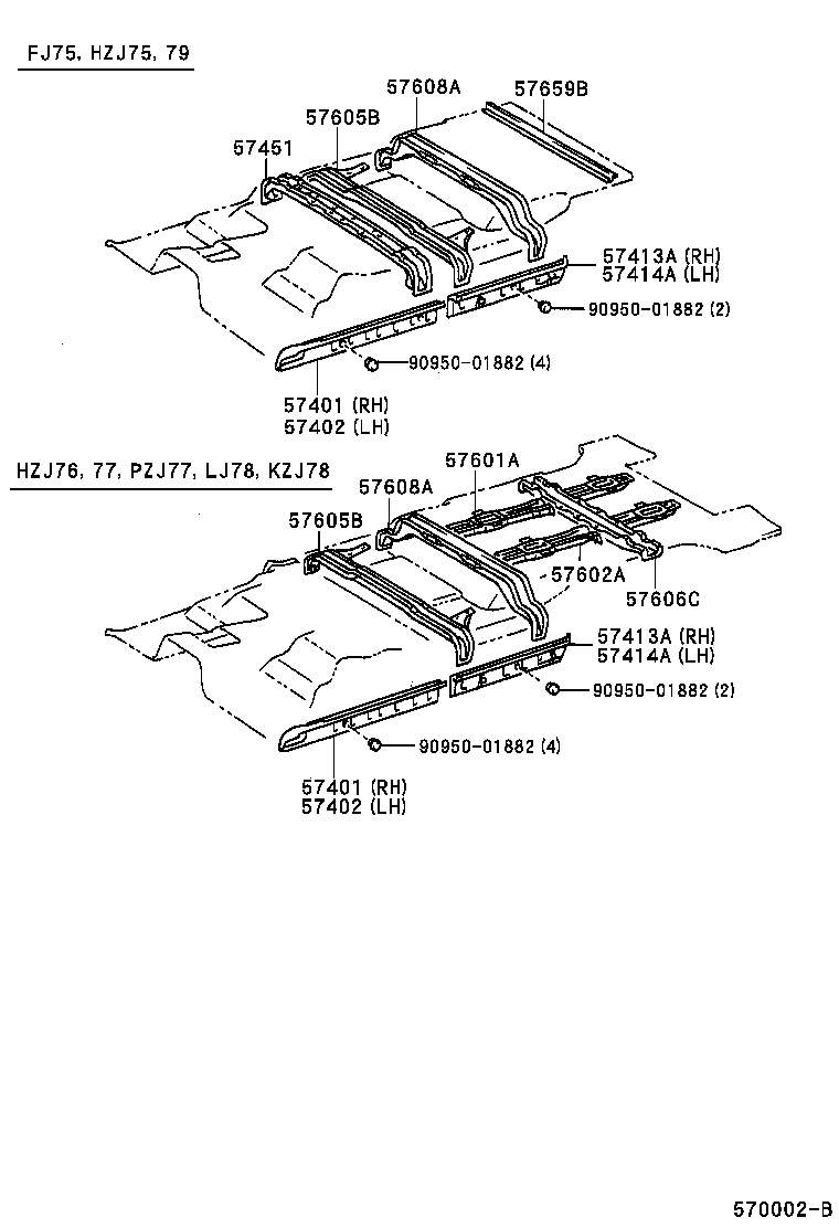  LAND CRUISER 70 |  FLOOR MEMBER