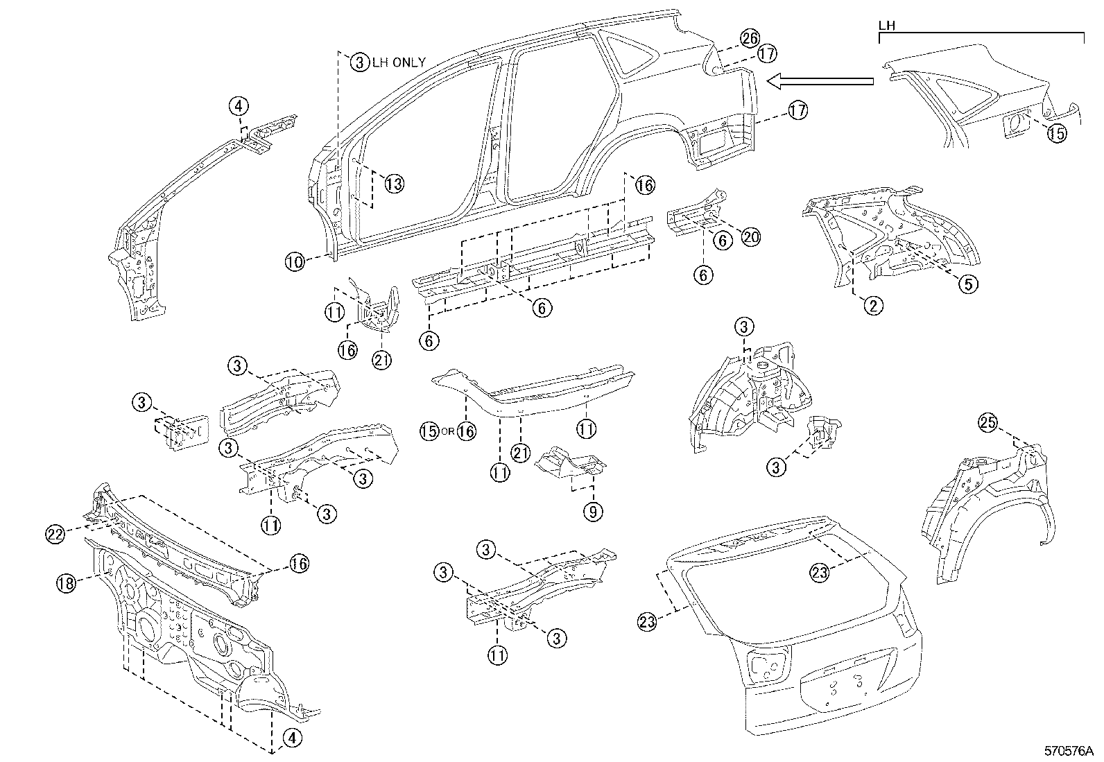  HARRIER HV |  HOLE PLUG