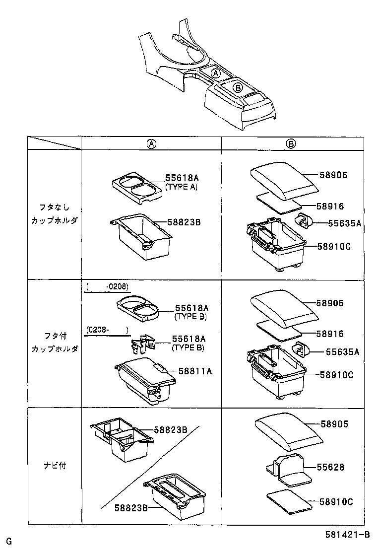  ALTEZZA ALTEZZA GITA |  CONSOLE BOX BRACKET