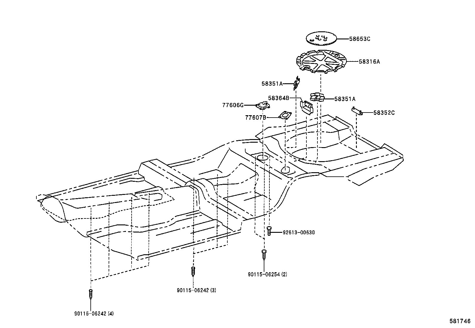  CENTURY |  FLOOR PAN LOWER BACK PANEL