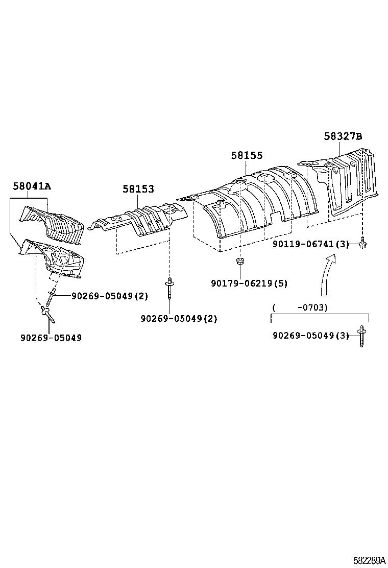  HARRIER HV |  FLOOR INSULATOR