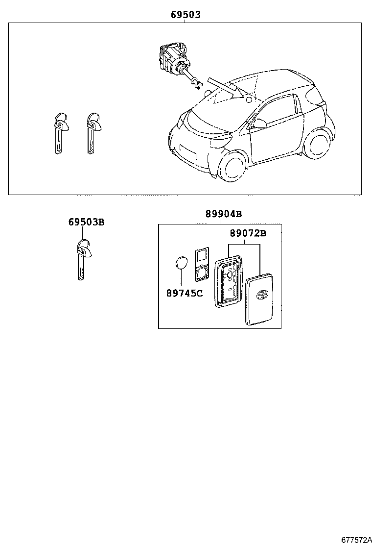  EQ EV |  LOCK CYLINDER SET