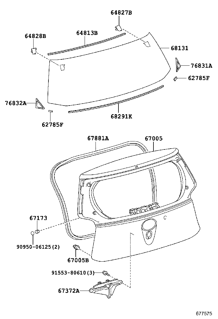  EQ EV |  BACK DOOR PANEL GLASS