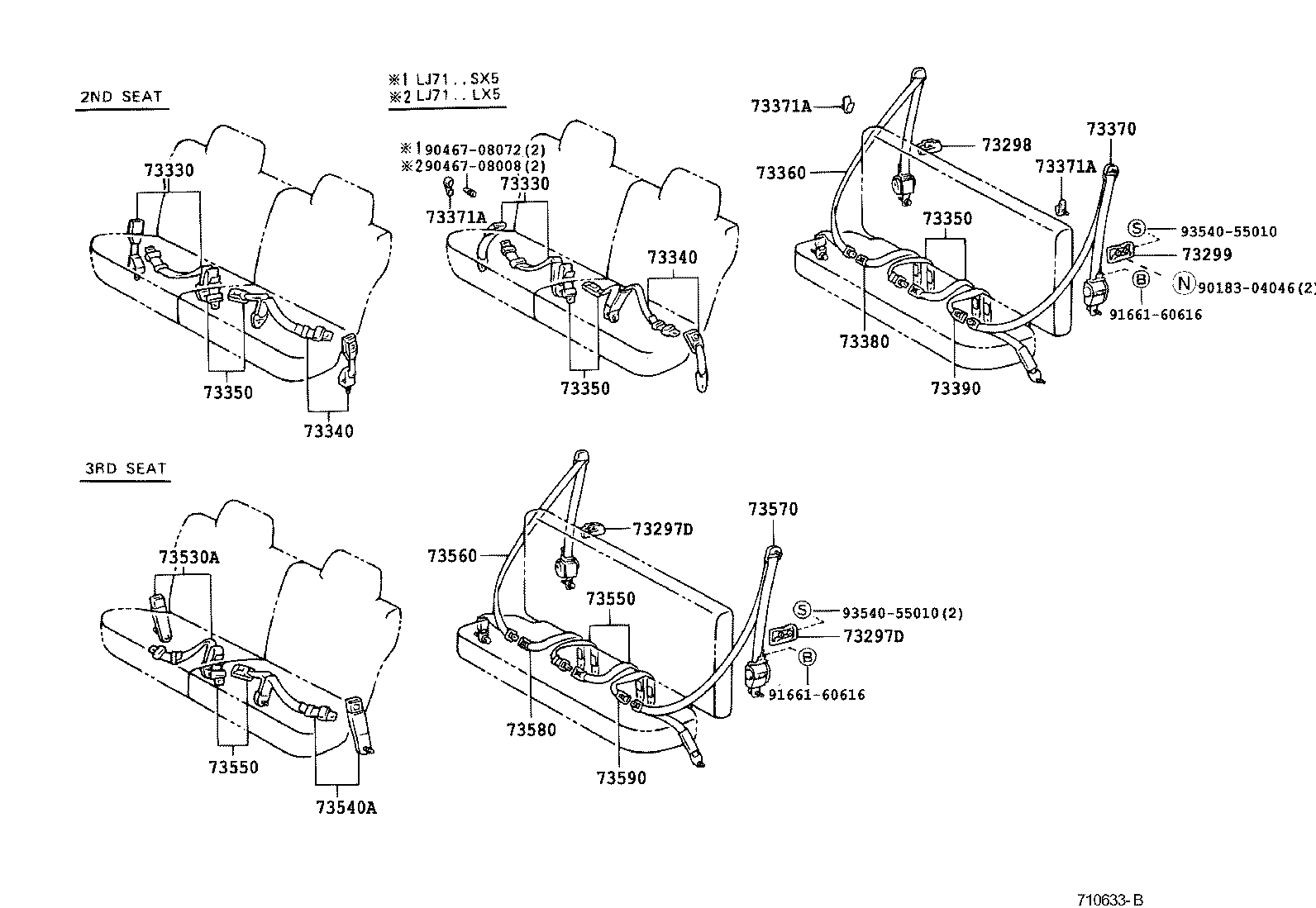  LAND CRUISER 70 |  SEAT BELT