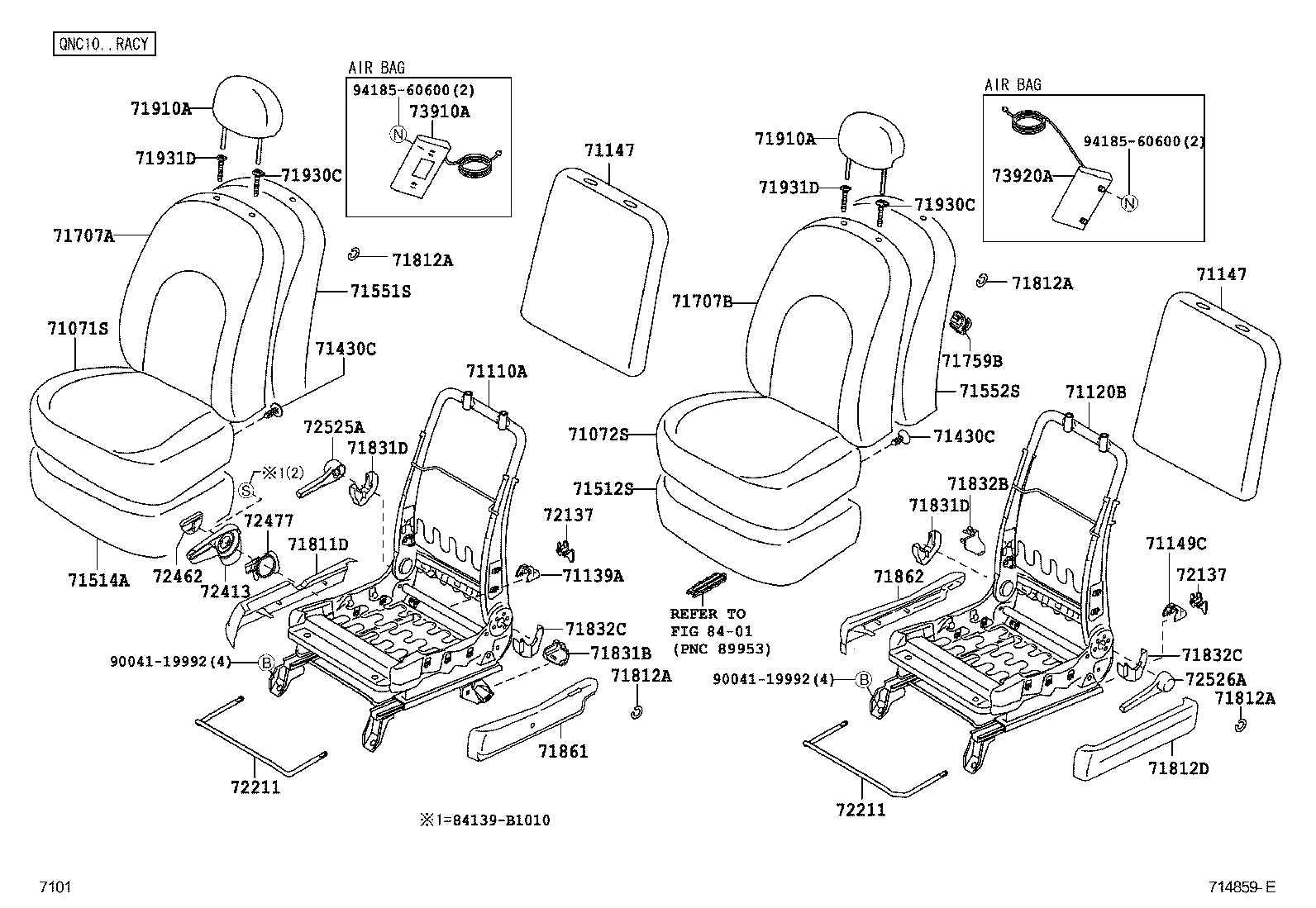  PASSO |  FRONT SEAT SEAT TRACK