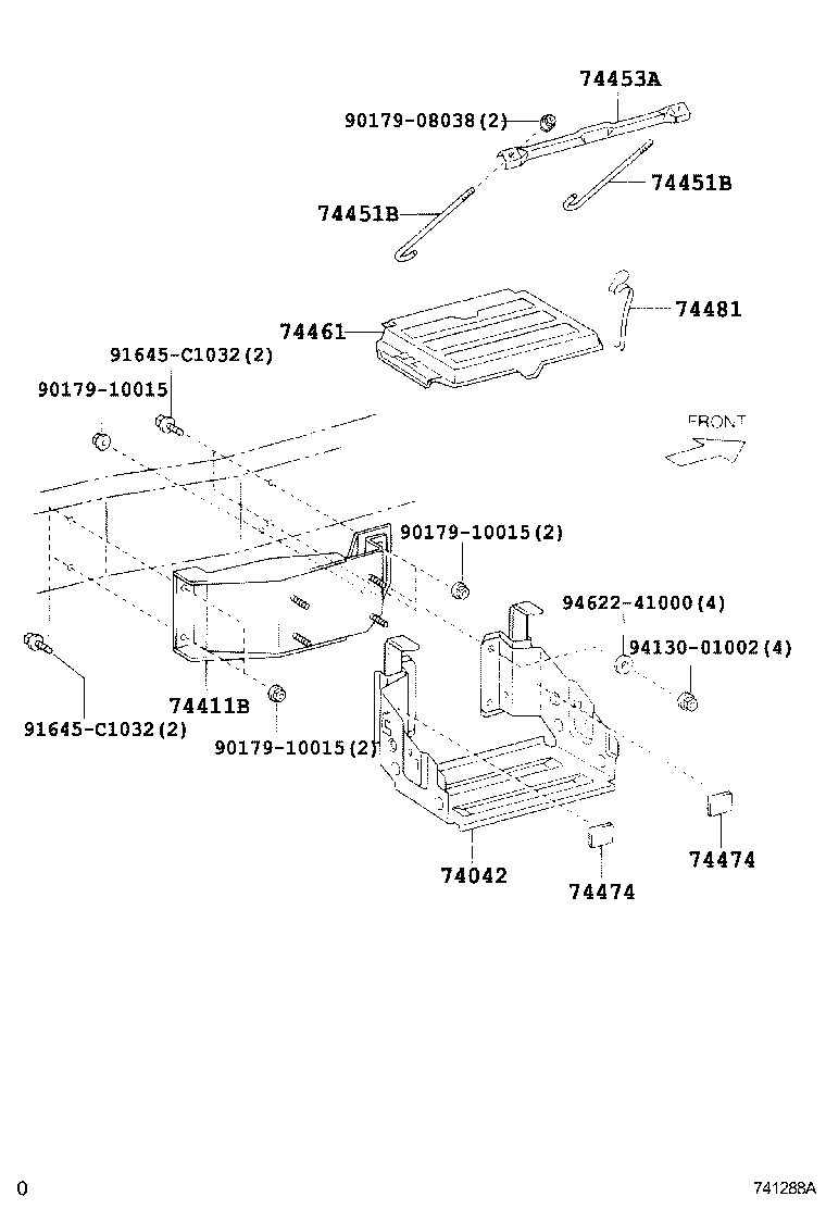  DYNA TOYOACE HV |  BATTERY CARRIER