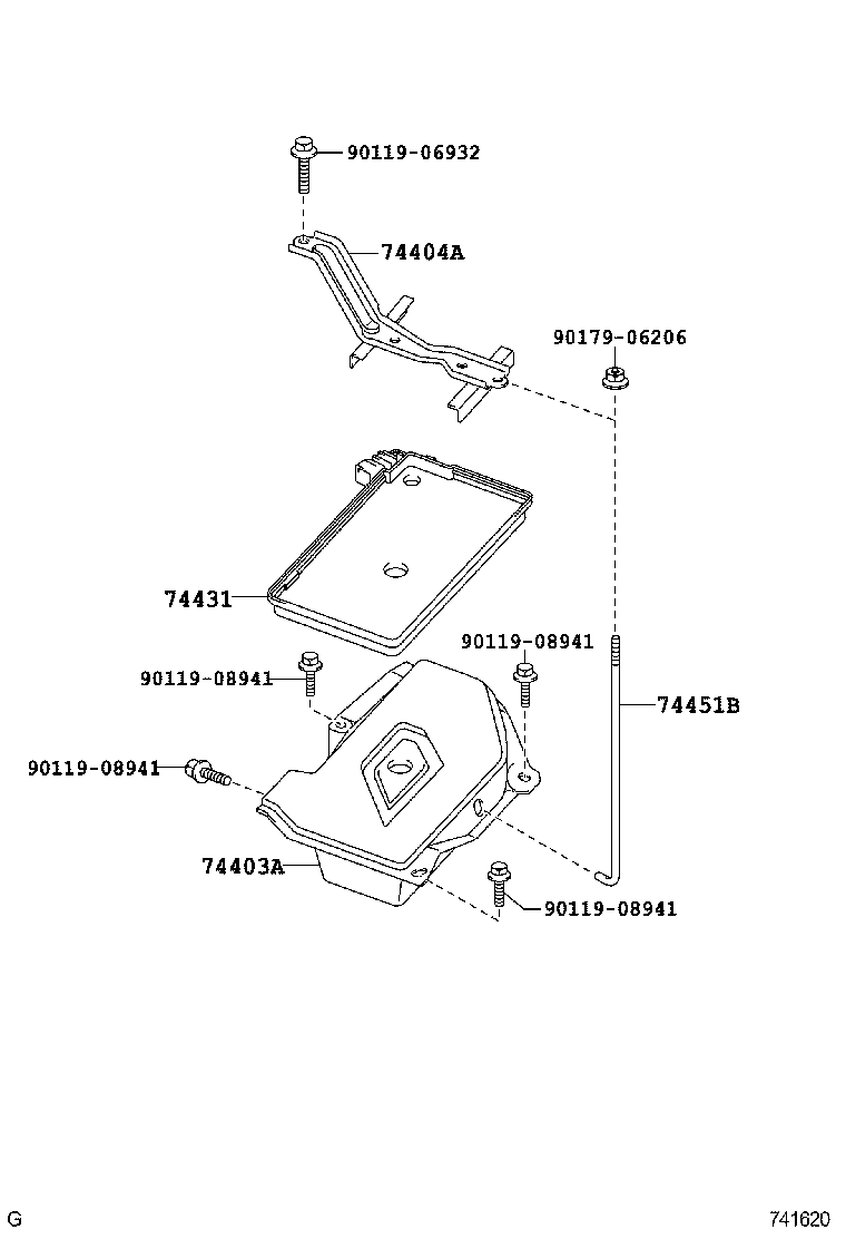  HARRIER HV |  BATTERY CARRIER