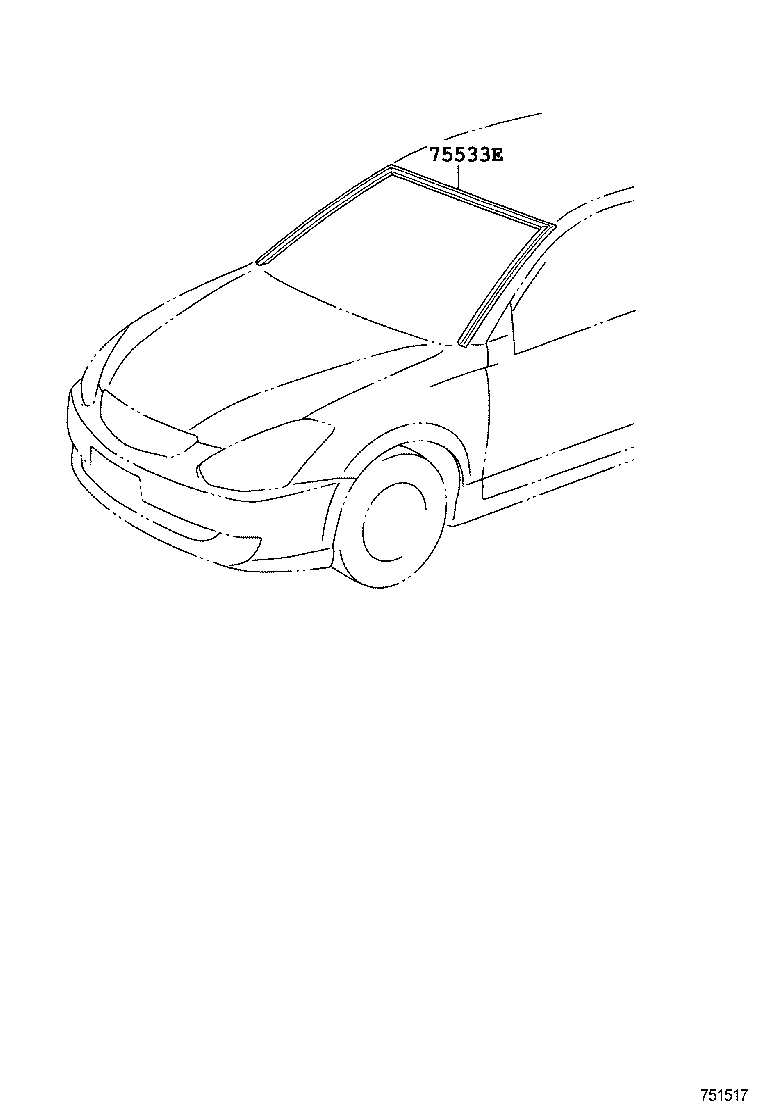  HARRIER HV |  FRONT MOULDING