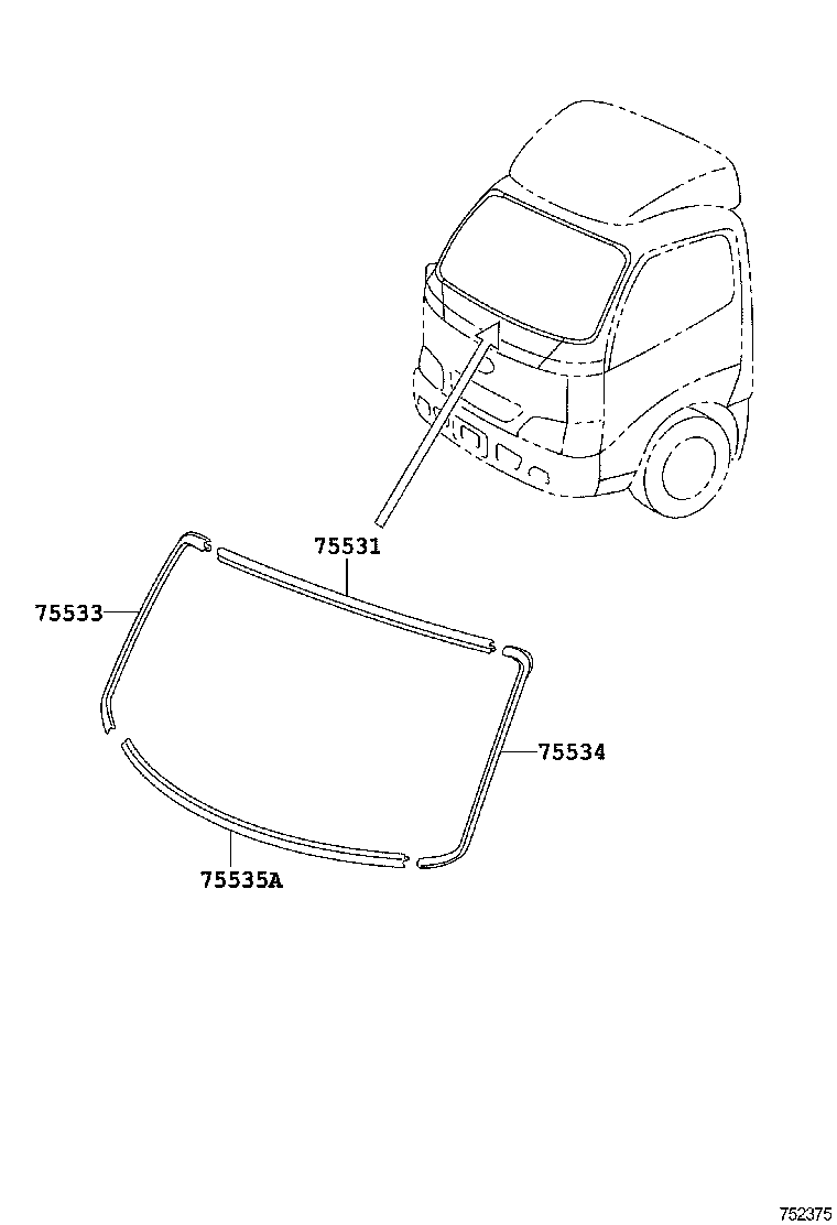  DYNA TOYOACE HV |  MOULDING