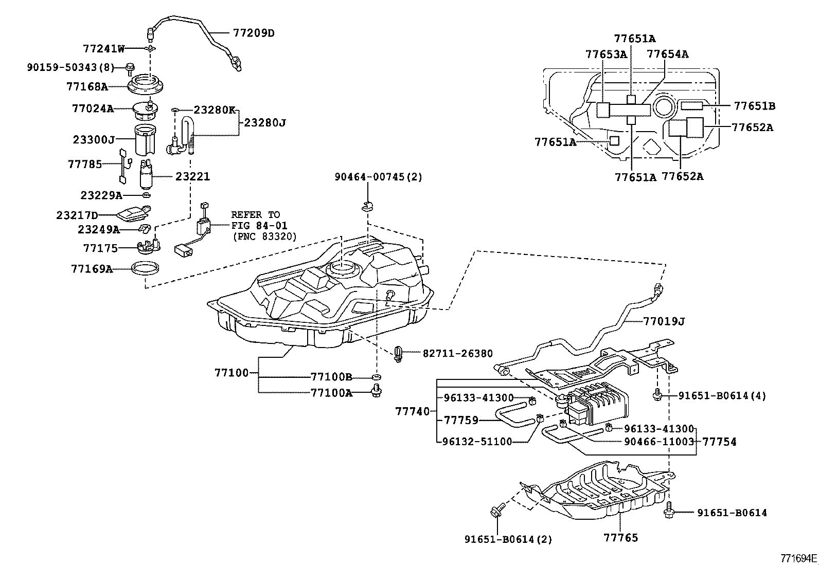  KLUGER HV |  FUEL TANK TUBE