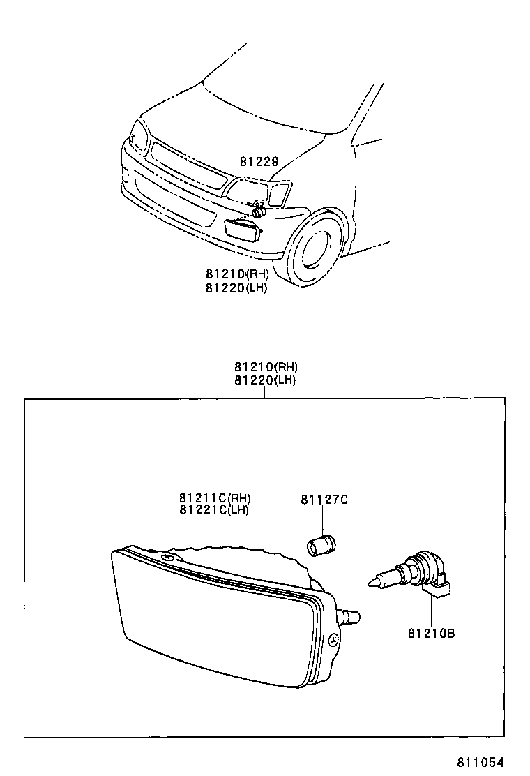  LITE TOWNACE NOAH V |  FOG LAMP