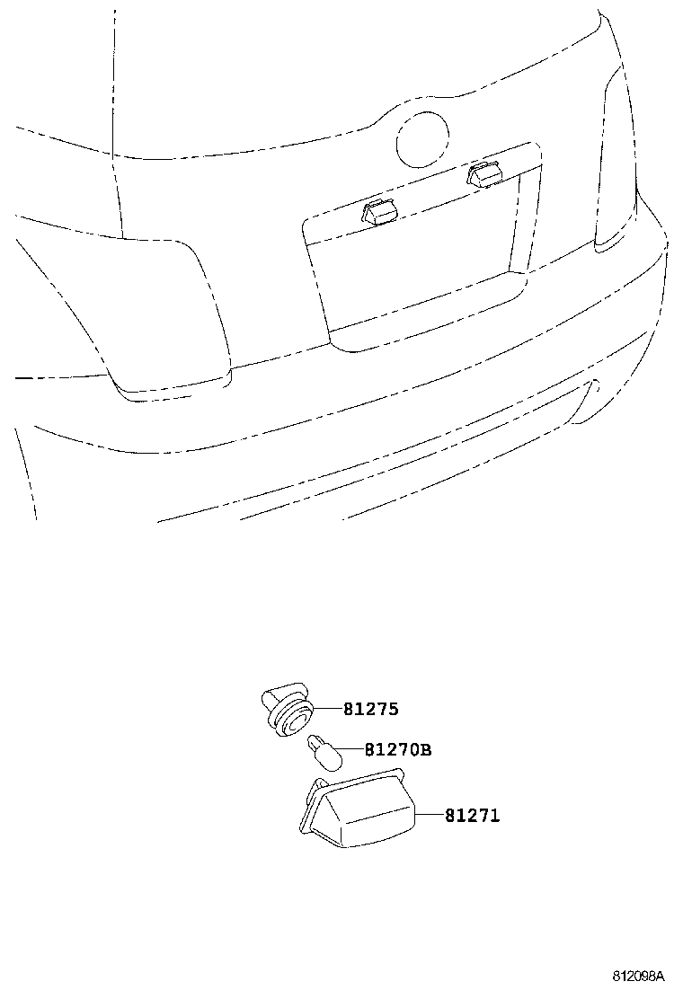  IST |  REAR LICENSE PLATE LAMP