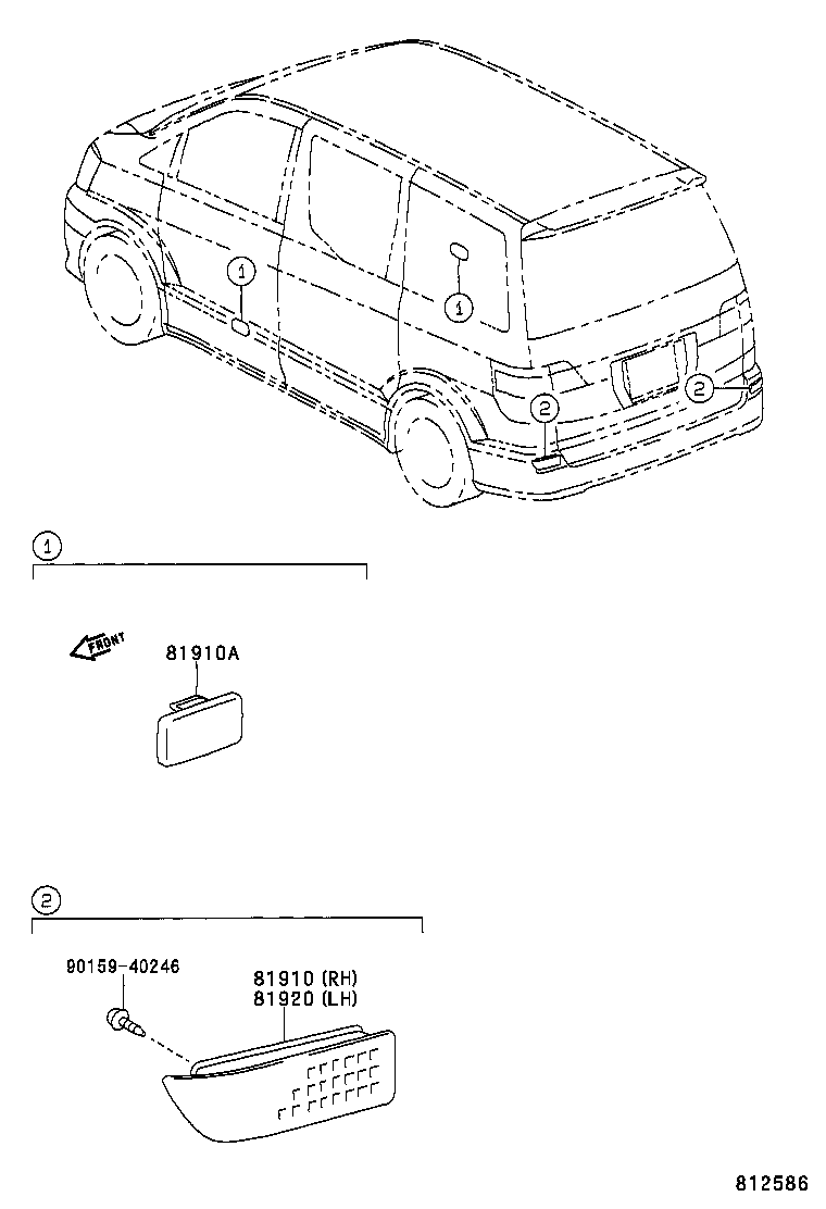  ALPHARD HV |  REFLEX REFLECTOR