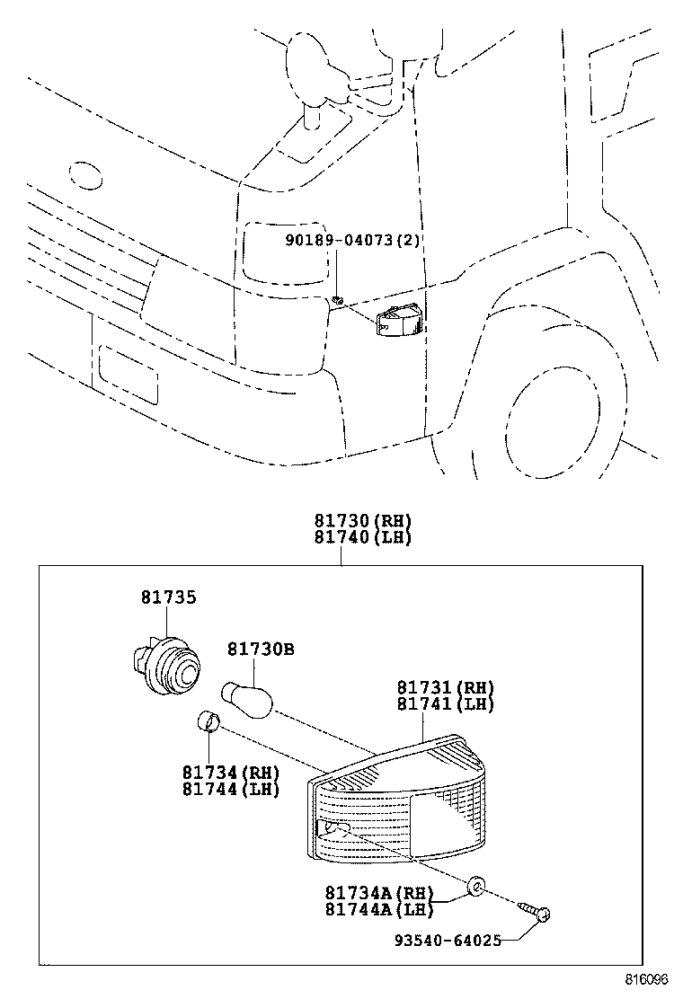  QUICK DELIVERY 200 |  SIDE TURN SIGNAL LAMP OUTER MIRROR LAMP