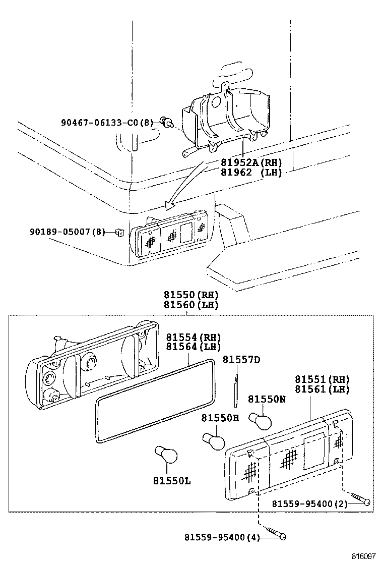  QUICK DELIVERY 200 |  REAR COMBINATION LAMP