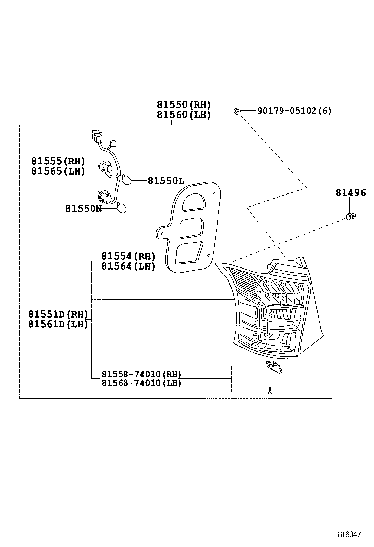  EQ EV |  REAR COMBINATION LAMP