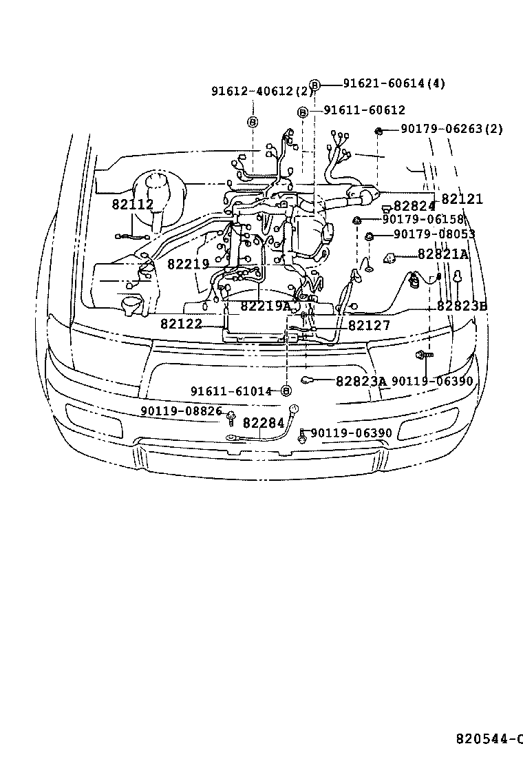  HILUX SURF |  WIRING CLAMP