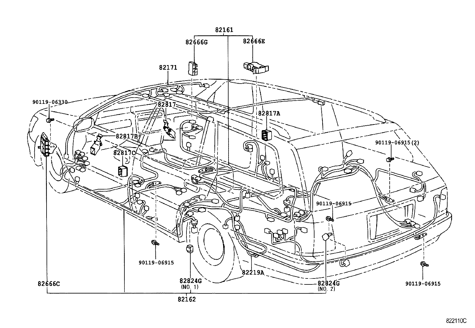  CROWN CROWN MAJESTA |  WIRING CLAMP