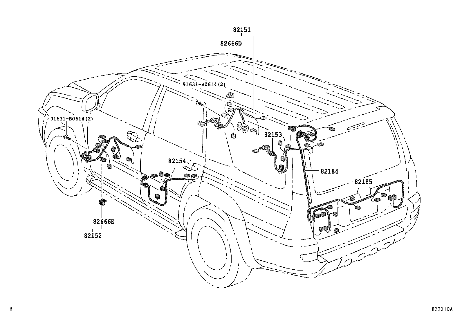  HILUX SURF |  WIRING CLAMP