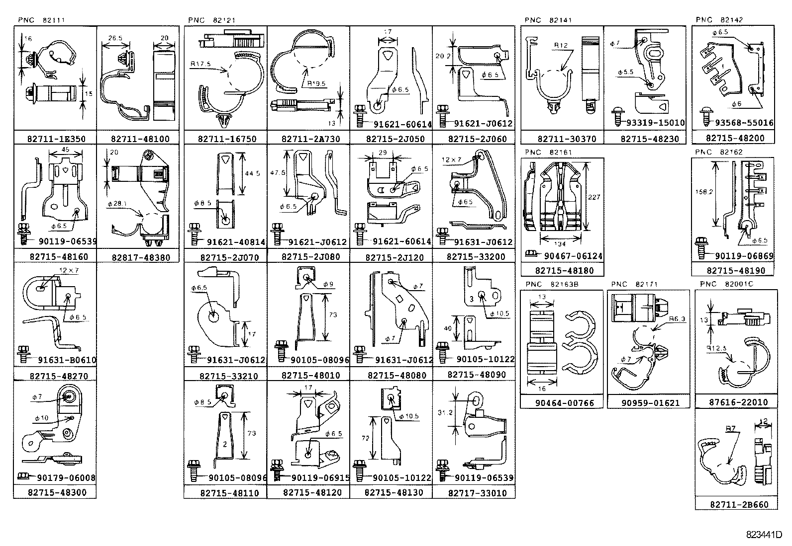  HARRIER |  WIRING CLAMP