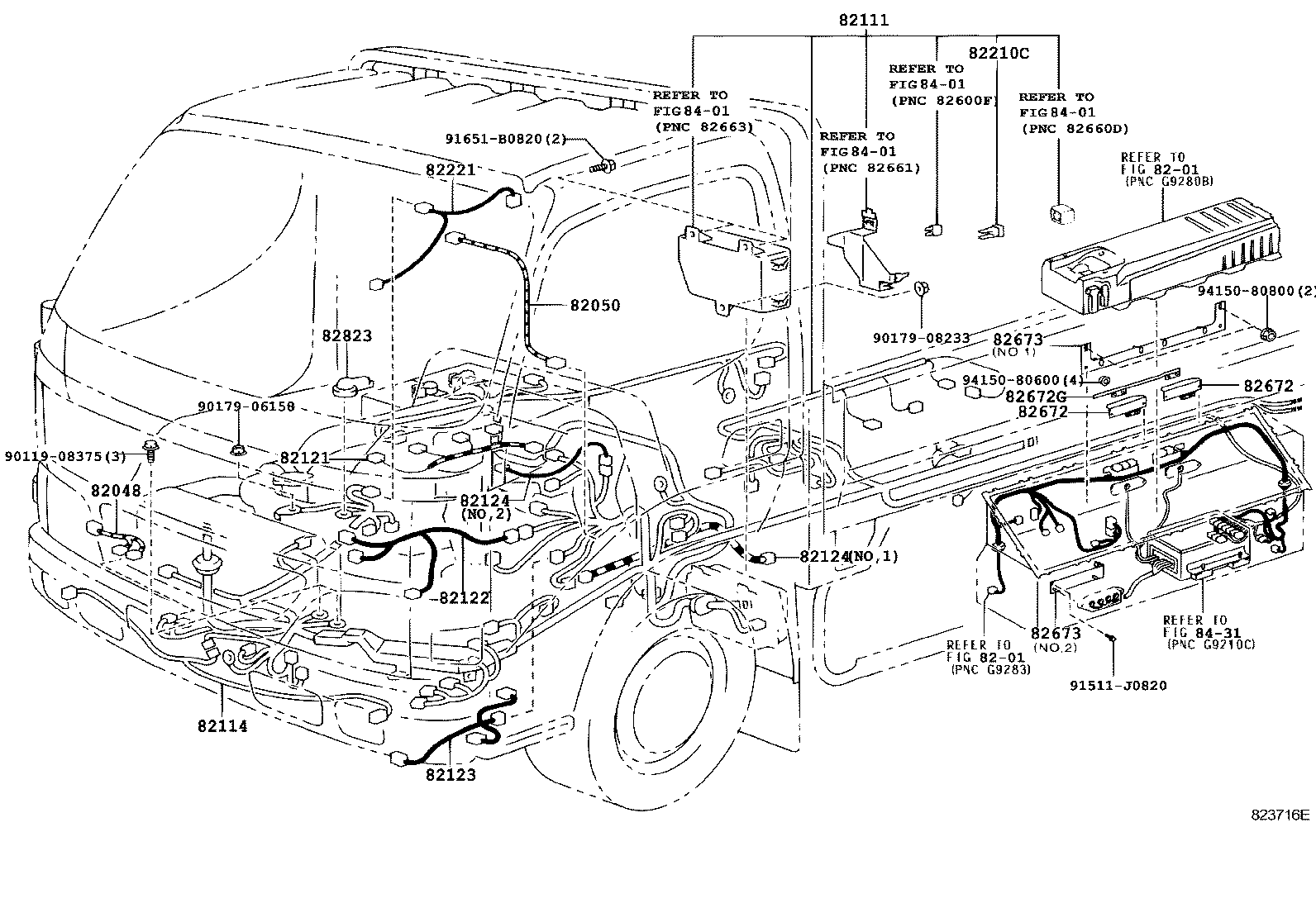  DYNA TOYOACE HV |  WIRING CLAMP